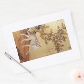 Cangshuiqiu 苍 水 虬 ~ Greyhound ~Giuseppe Castiglion Rechthoekige Sticker (Envelop)