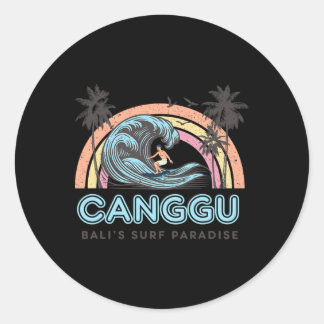 Canguu - Li's Surf Paradise - Indonesia Surfing Fa Ronde Sticker