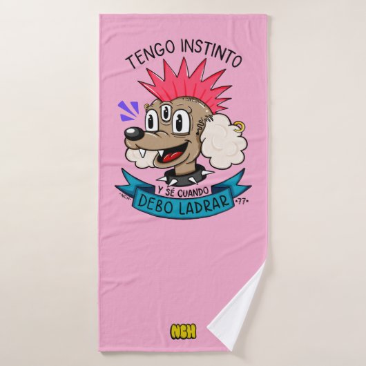 Caniche Punk Badhanddoek (Badhanddoek)