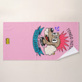 Caniche Punk Badhanddoek (Badhanddoek)