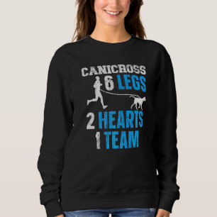 Canicross 6 Legs 2 Hearts 1 Team Dog Running Sport Trui