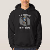 Canicross is mijn ding die sport Jogging Ra Hoodie (Voorkant)