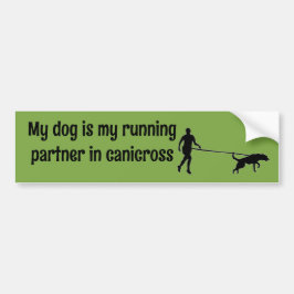 Canicross - Mijn running partner McNab Bumpersticker
