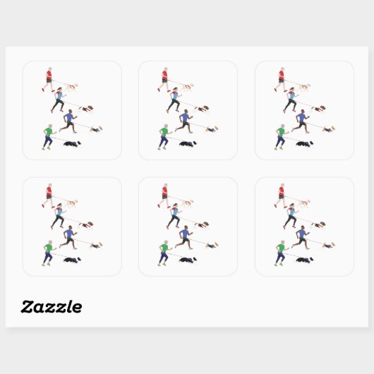 Canicross Quartet Sticker (Vel)