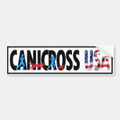 Canicross USA Bumpersticker (Voorkant)