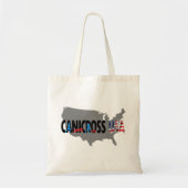 Canicross USA Map Budget Canvas tas (Voorkant)