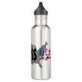 Canicross USA Map Water Bottle Waterfles (Rechts)