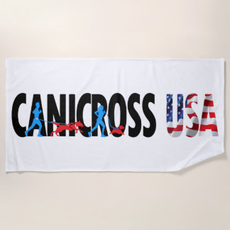 Canicross USA-strandhanddoek Strandlaken