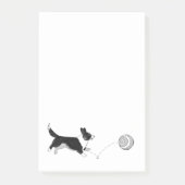 Canicula Corgi-laptop Post-it® Notes (Voorkant)