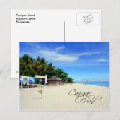 Canigao Island, Filipijnen Briefkaart (Voorkant / Achterkant)