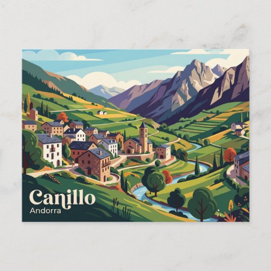 Canillo, Andorra Andorra Briefkaart (Voorkant)