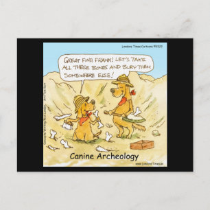 Canine Archeologen Fantastic Dig Funny Briefkaart