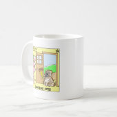 Canine Blind Dates Funny Dog Cartoon Gifts & T - s Koffiemok (Voorkant links)