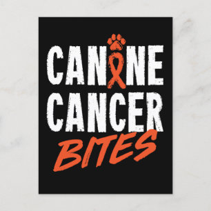 Canine Cancer Bites Briefkaart