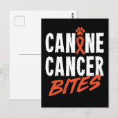 Canine Cancer Bites Briefkaart (Voorkant / Achterkant)