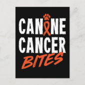 Canine Cancer Bites Briefkaart (Voorkant)