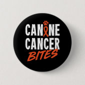 Canine Cancer Bites Ronde Button 5,7 Cm (Voorkant)