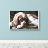 Canine Canvas Afdruk (Insitu (Houten vloer))
