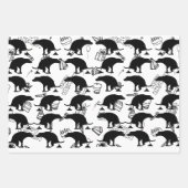 Canine Celebration Fun Pooping Dog Inpakpapier Vel (Voorkant 3)