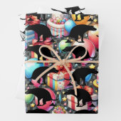 Canine Celebration Fun Pooping Dog Inpakpapier Vel (In situ)