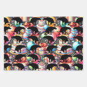 Canine Celebration Fun Pooping Dog Inpakpapier Vel (Voorkant)