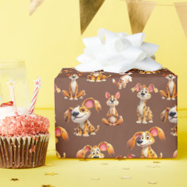 Canine Celebration Wrap 5 Cadeaupapier
