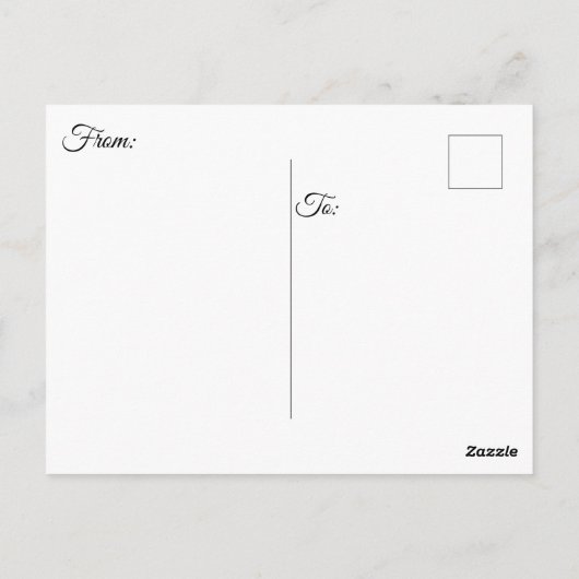 " CANINE CHERUB " BRIEFKAART (Achterkant)