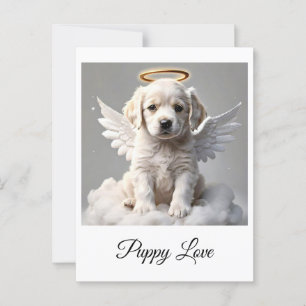 " CANINE CHERUB " BRIEFKAART