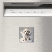 " CANINE CHERUB " MAGNEET (Insitu (Vaatwasser))