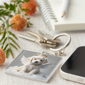 " CANINE CHERUB " SLEUTELHANGER (Voorkant Rechts)