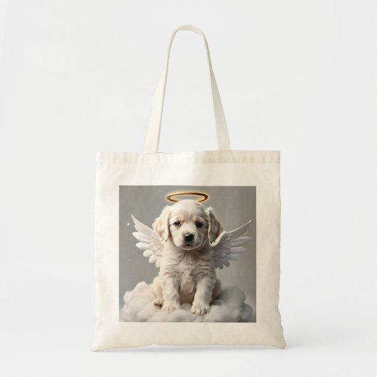 " CANINE CHERUB " TOTE BAG (Voorkant)