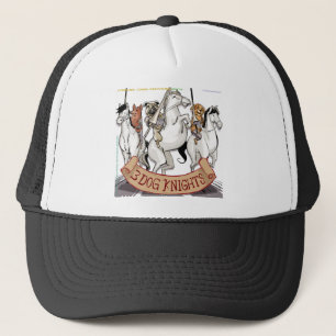 Canine Chivalry Funny Cartoon Trucker Pet