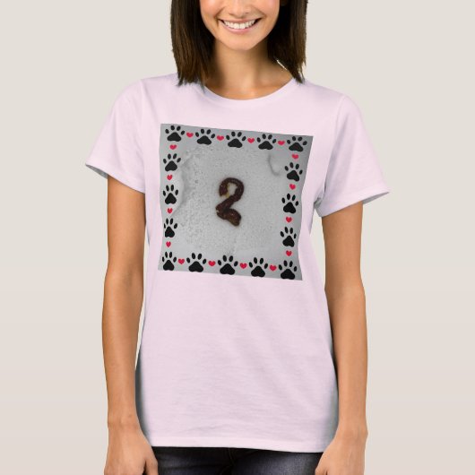 Canine Comedy Hilarisch Pooping #2 T-shirt (Voorkant)