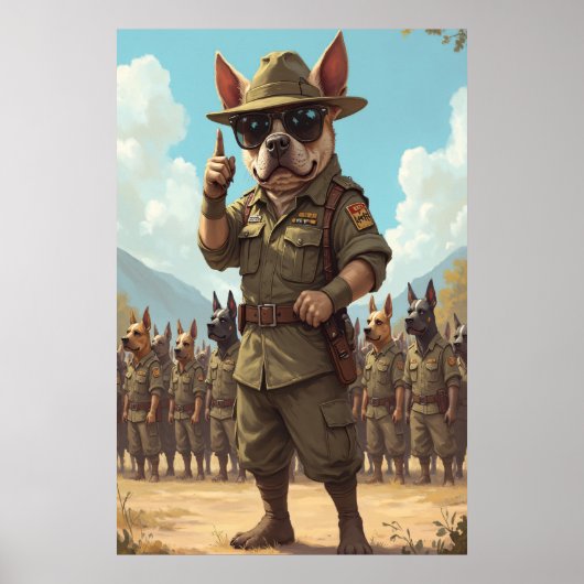 Canine Command: Bark Hard, Wag Later Poster (Voorkant)