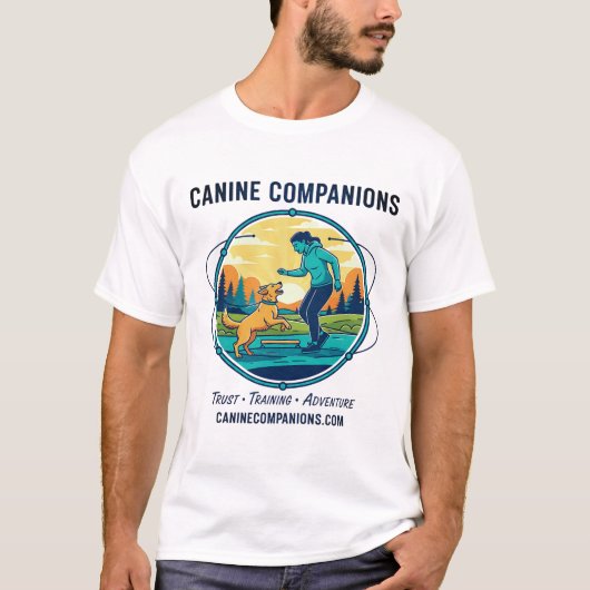 Canine Companions Adventure Dog Lover T-Shirt (Voorkant)