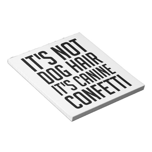 Canine Confetti Notitieblok (Schuin)