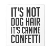 Canine Confetti Notitieblok (Voorkant)