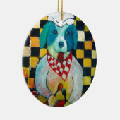 Canine Cooking Keramisch Ornament (Rechts)
