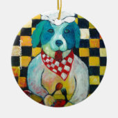 Canine Cooking Keramisch Ornament (Voorkant)