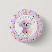 Canine Cuddle 2 Ronde Button 3,2 Cm (Voorkant)