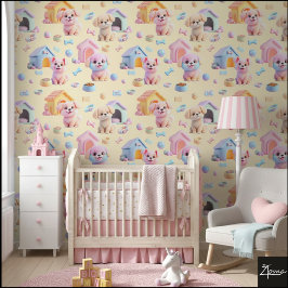 Canine Cuddle 3 Behang