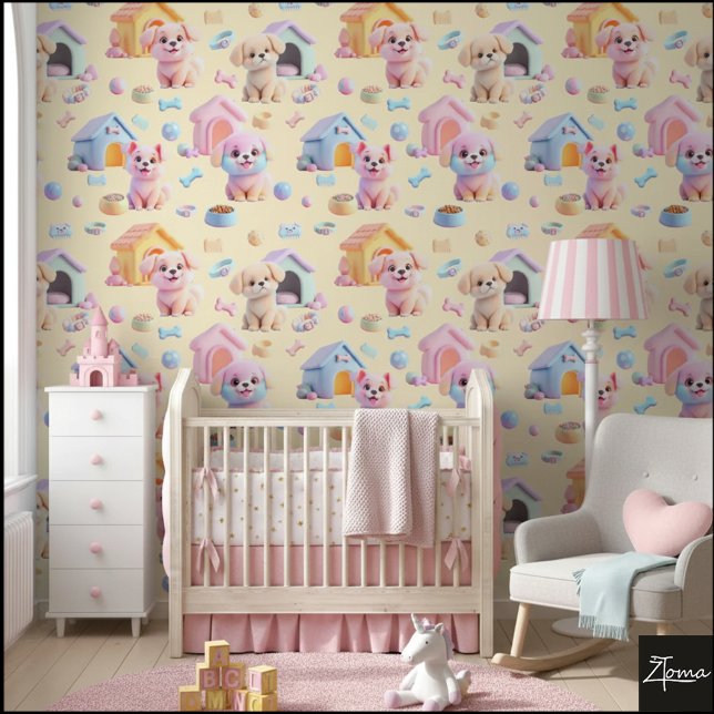 Canine Cuddle 3 Behang (Creator heeft geüpload)