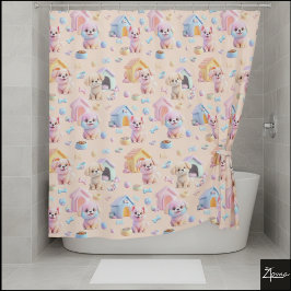 Canine Cuddle Douchegordijn