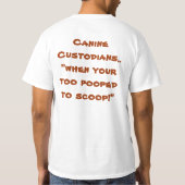 Canine Custodian Shirt (Achterkant)