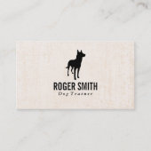 Canine | Dog-opleiding | Textieldier Visitekaartje (Voorkant)