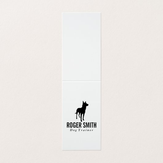 Canine | Dog-opleiding Visitekaartje (Buitenkant ongevouwen)