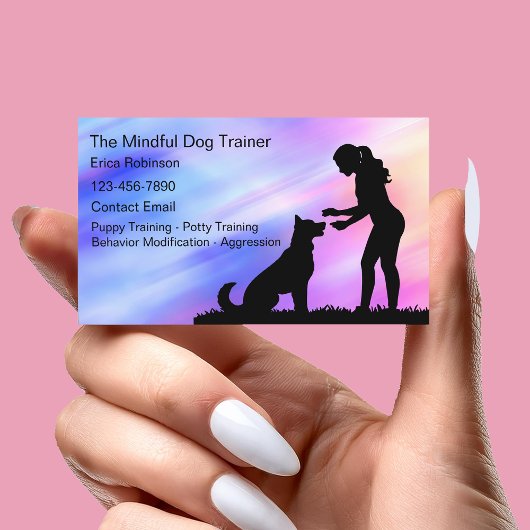 Canine Dog Trainer Visitekaartjes