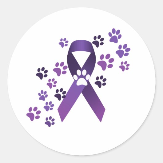 Canine Epilepsy Awareness Sticker (Voorkant)