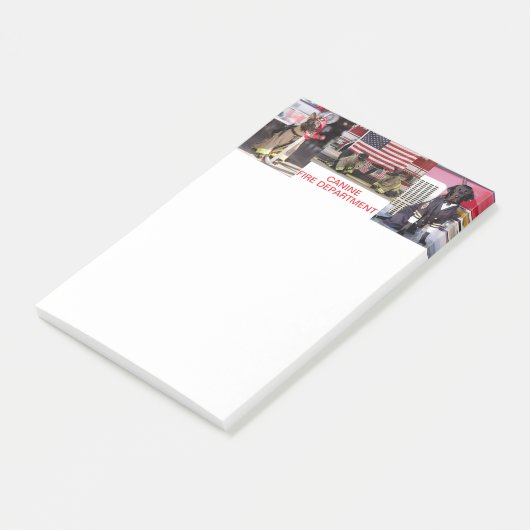 Canine Fire Department Note Pad (Schuin)