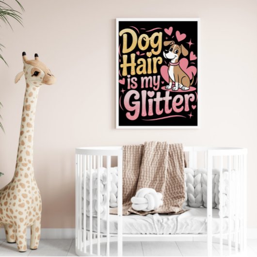 Canine Fur Sparkle Mode Poster